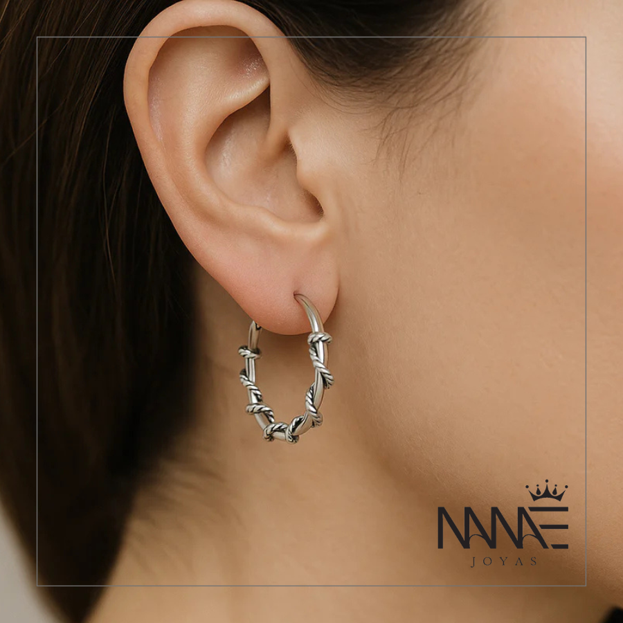 Argolla Bali Trenzada 16 mm