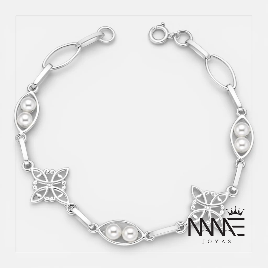 Pulsera Nudo De Brujas Media Esferas