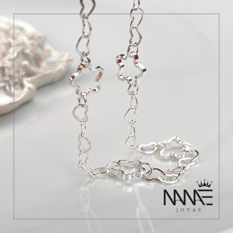 Pulsera Estrella Corazones