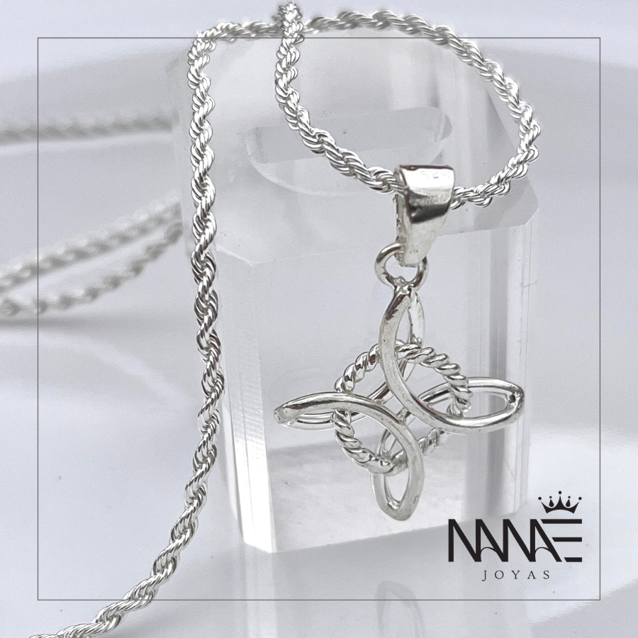 Cadena Gruesa Turbillón Nudo De Brujas 60 cm